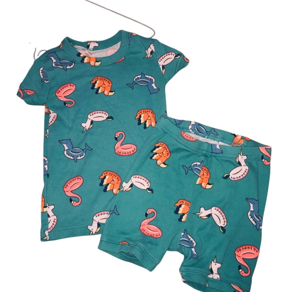 GAP Pajama Set with Playful Fox Design Sz 2T